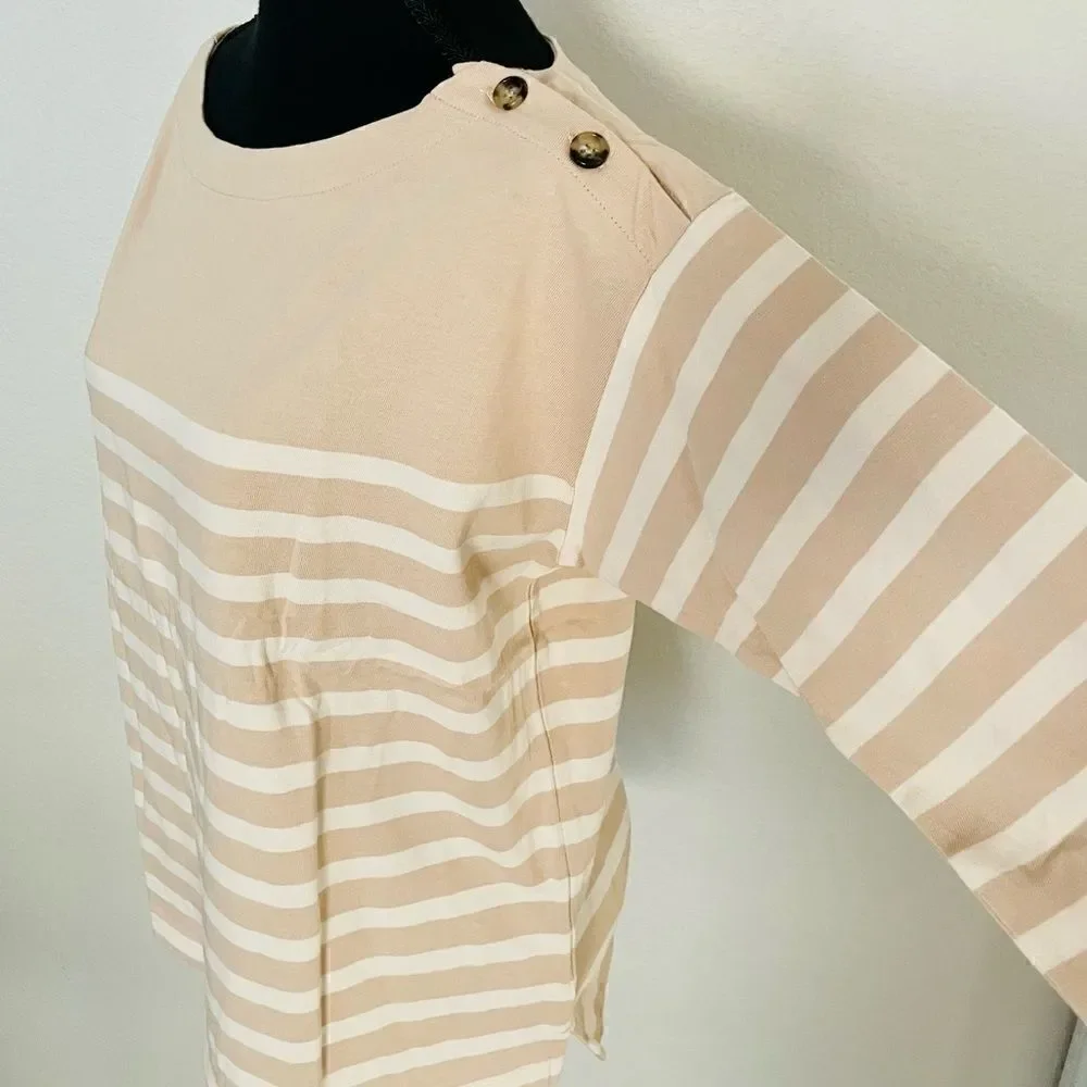 NWT J.Crew Mariner Cloth Boatneck Shirt
